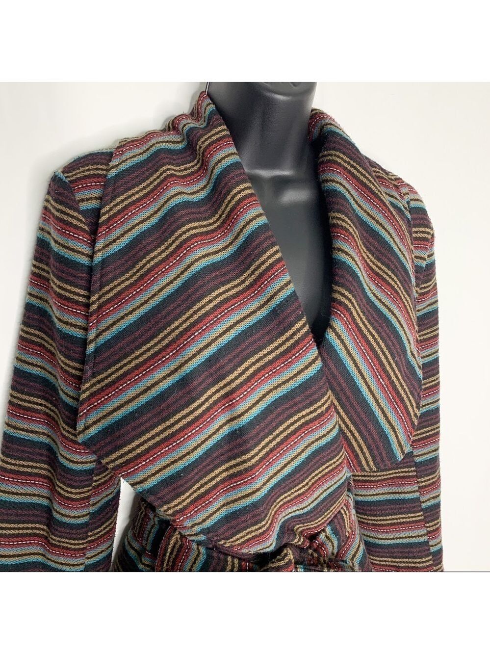 ANTHROPOLOGY JACK Wool Blend Belted Wrap Jacket - Picture 6 of 16